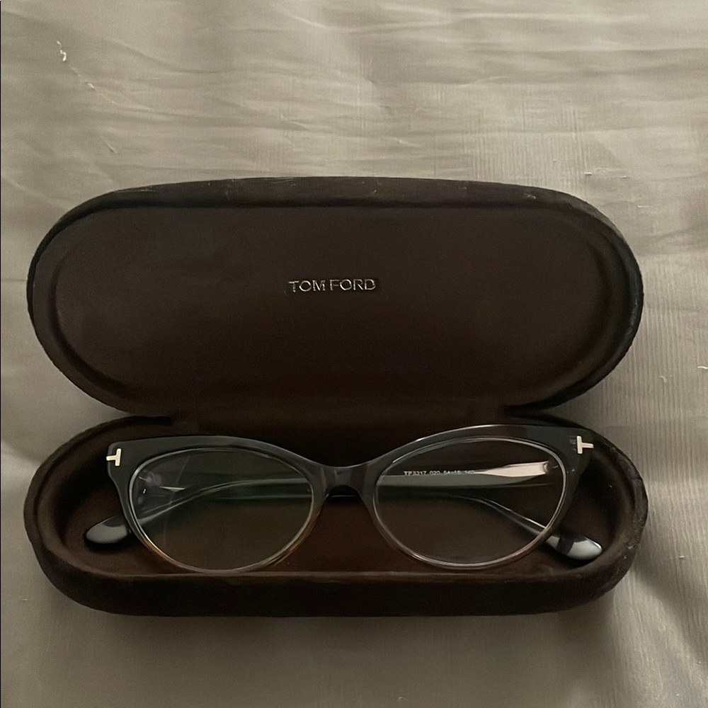 Tom Ford Women's Glasses - Black and Brown